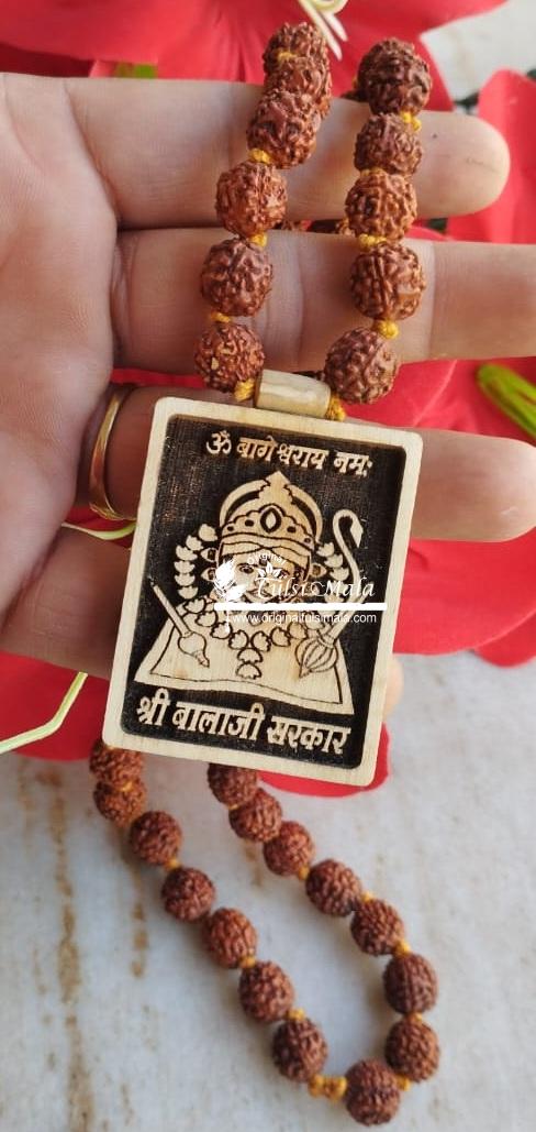 Shri Salasar Balaji Locket Rudraksha Mala