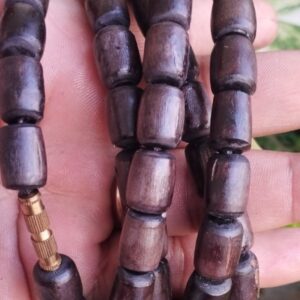 Two Round Shyma Tulsi Kanthi Mala Fine Quality Tulsi Beads