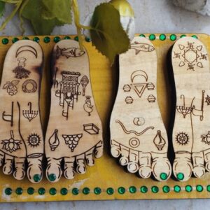 Shri Radha Krishna Charan Naam Sewa For Home Temple