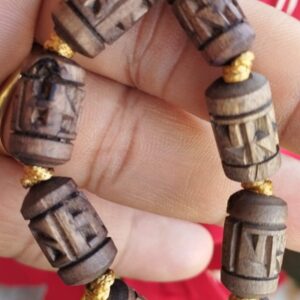 Radha Carved Handmade Original Tulsi Mala