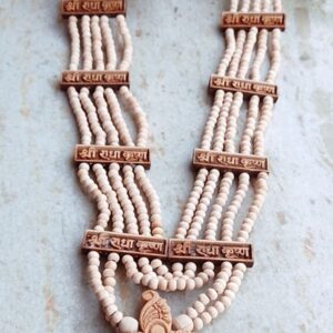 Original Tulsi Panch Mala Radha Naam Locket Mala