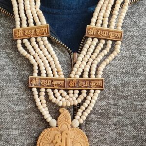 Original Tulsi Panch Mala Radha Naam Locket Mala