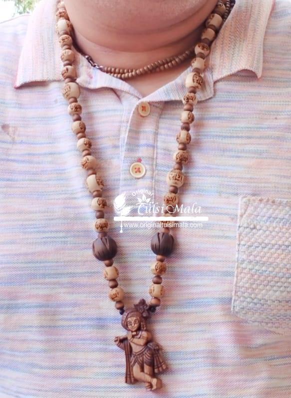 54 Round Tulsi Beads Kanthi Mala