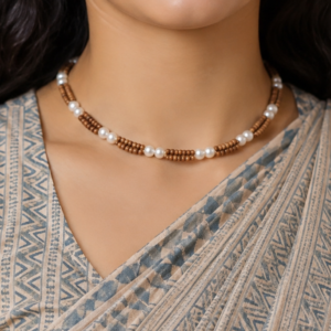 Radha Krishna Original Tulsi Kanthi Mala in double layer