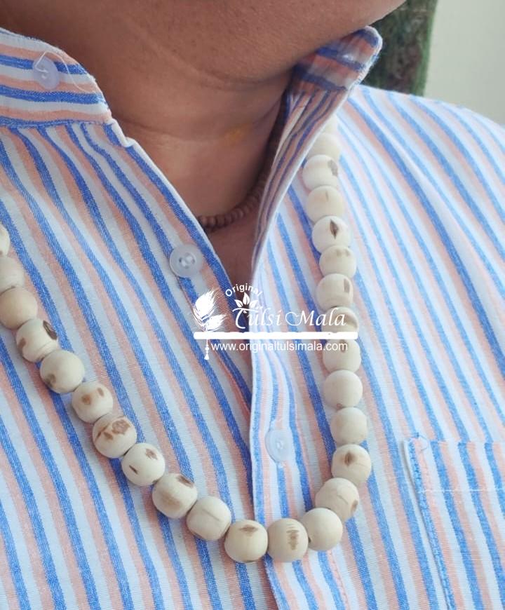 54 Round Tulsi Beads Kanthi Mala