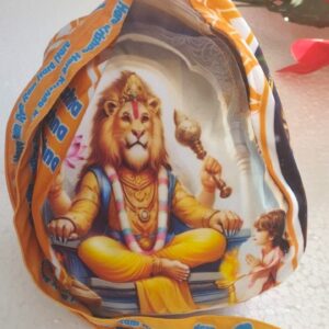 Lord Narasimha (Gomukhi) Jholi Bead Bag Three Sided Printed – Premium
