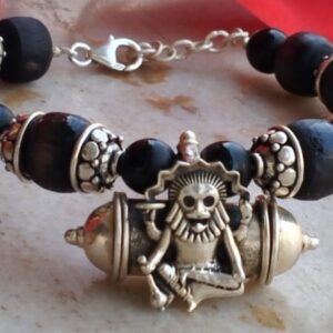 Pure Tulsi Special Narasimha kavach Silver Bracelet