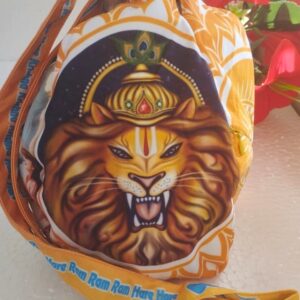 Lord Narasimha (Gomukhi) Jholi Bead Bag Three Sided Printed – Premium