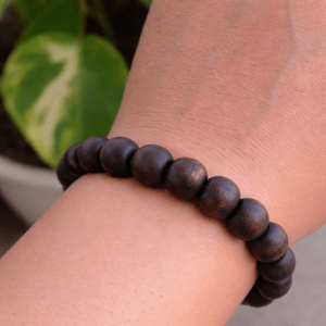 Dark Brown Shyama Tulsi Beads Handmade Bracelets