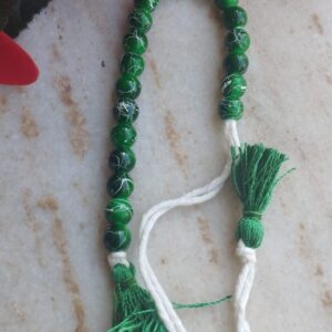 Green white beads counter / Sakshi mala