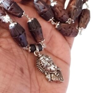 Bajrangbali Hanuman Ji Pendant Tulsi Mridang Mala