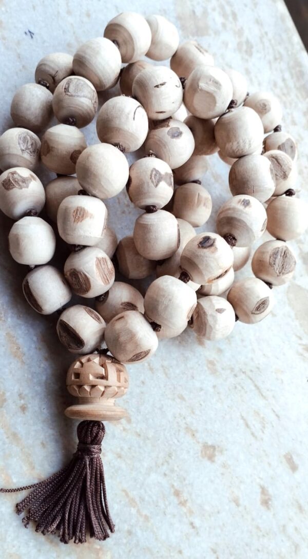Strongly Knotted 54+1 20 mm Original Tulsi beads Japa Mala For Chant