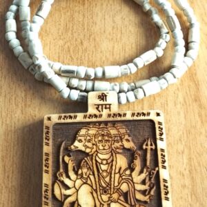 Panchmukhi Hanuman Ji With 108 Tulsi Beads Mala