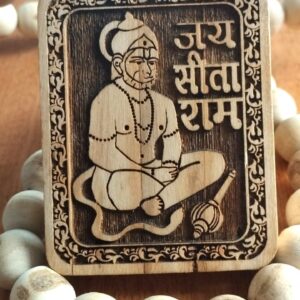 Shri Hanuman Tulsi Bhaktmal in Beautifully made Tulsi Mala Garland – Premium