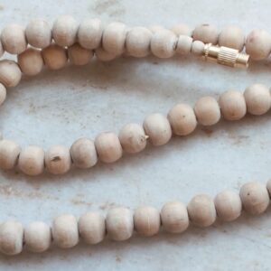 Round Shaped Tulsi Beads Kanthi Mala , 1 round
