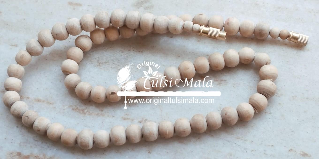 Round Shaped Tulsi Beads Kanthi Mala , 1 round