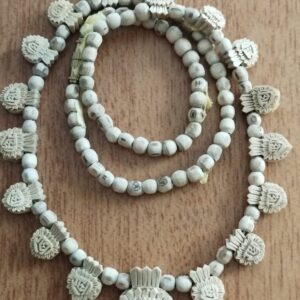 Handmade Radha Pata Carved Tulsi Mala