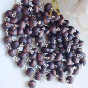 108+1 Ram Krishna Guru Beads Silver Mala For Chanting And Wearing