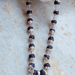 Buy Silver Narasimha kavach Tulsi Mala Online