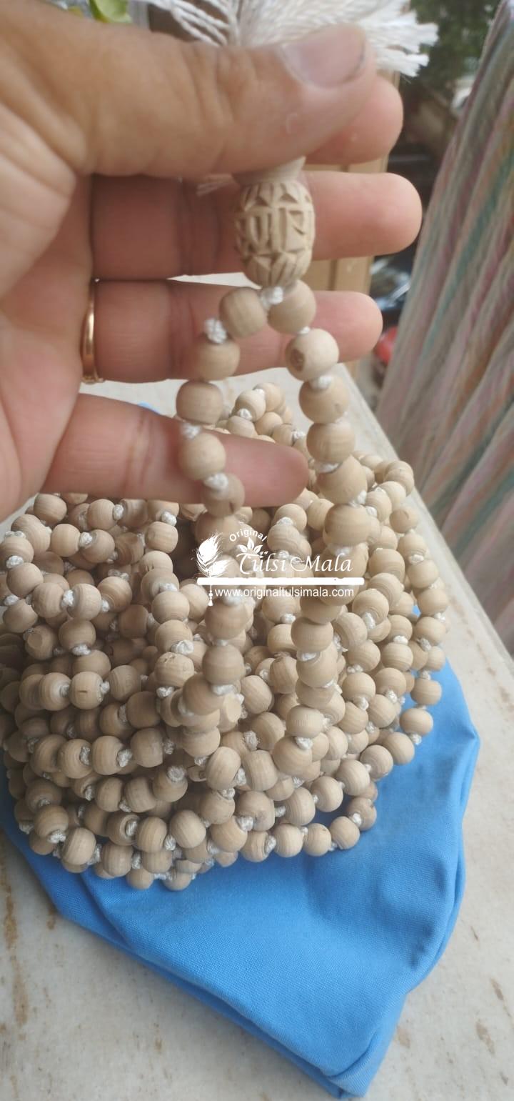 1008+1 Beads Pure Tulsi Fine Quality Japa Mala 14 mm Beads Size