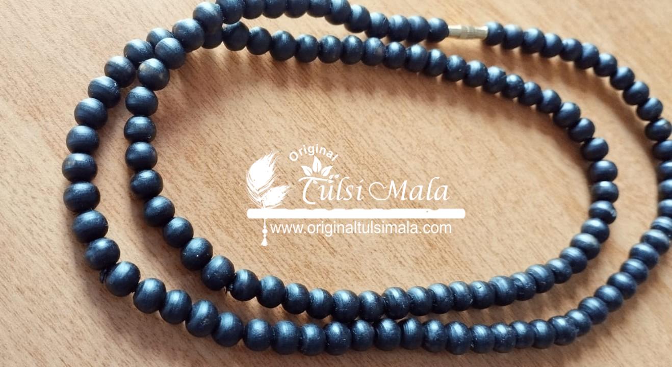 black shyama beads tulsi kanthi mala
