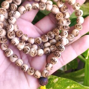 shri haridas Carved Naam Japa Chanting Mala