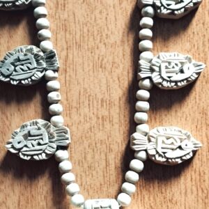 Handmade Radha Pata Carved Tulsi Mala