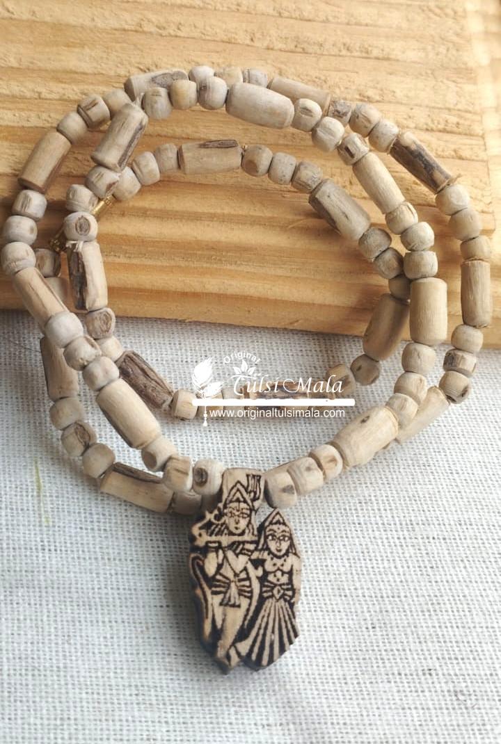 Radha Krishna Tulsi Locket Kanthi Mala