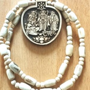 Pan Design Ram Darbar Tulsi Locket Mala