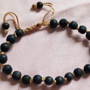 Buy Traditional Shyama Black Tulsi Round Beads Bracelet