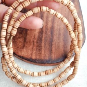 Three Round Original Tulsi Kanthi Mala – Super Fine Quality Tulsi Beads