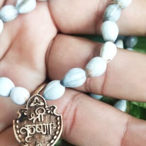 Krishna Pyari Vaijanti beads Mala With Tulsi Locket For Neck – Super Blessed