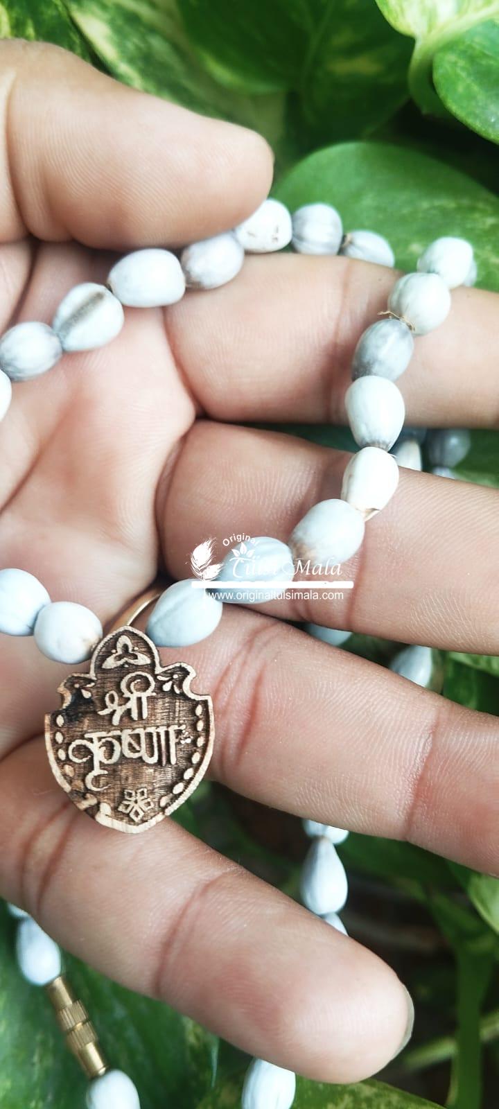 Krishna Pyari Vaijanti beads Mala With Tulsi Locket For Neck – Super Blessed
