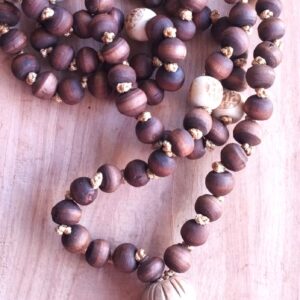 Shayma Original Tulsi Beads Kriya Yog Mala, Neck Mala