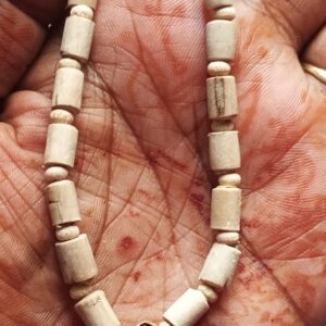 Shri Krishna tulsi locket in double layer tulsi mala