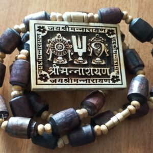 Shriman Narayan Original Tulsi Locket With Shyma Tulsi Beads Mala