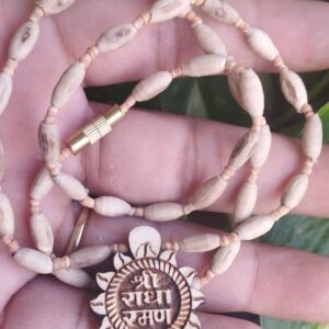 Sri Radha Raman Locket Mala Pure Tulsi Beads Size 6mm ...