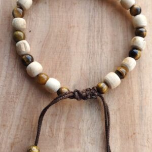 Tiger with Tulsi Strong Bracelet – Adjustable Classic