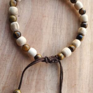 Tiger with Tulsi Strong Bracelet – Adjustable Classic