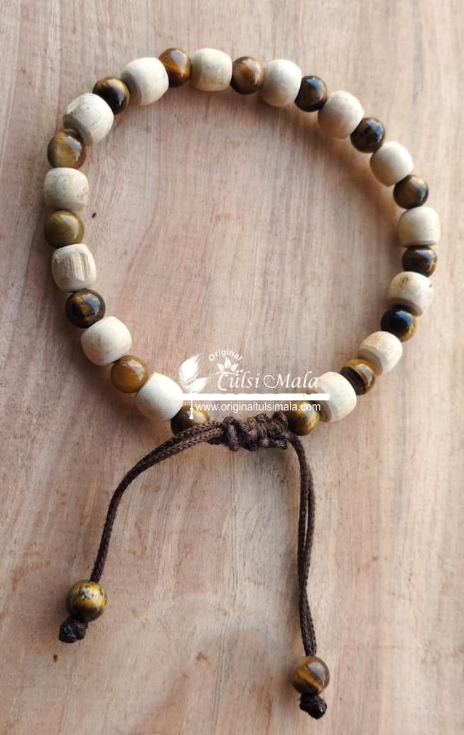 Tiger with Tulsi Strong Bracelet – Adjustable Classic