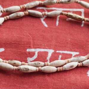 Mridang Shaped Shyama Tulsi Beads Kanthi Mala