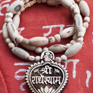 Shri Radheshyam Tulsi Locket & Round Tulsi Beads Kanthi Mala