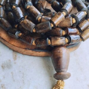 108 + 1 Guru bead original Tulsi Iskcon Japa Mala 14 mm – Premium