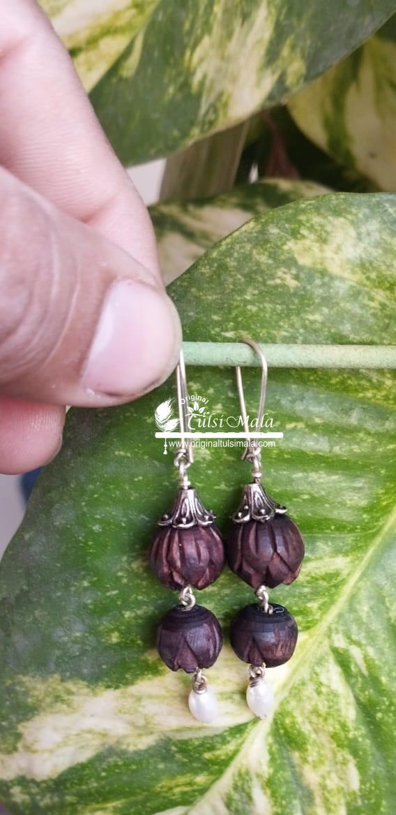 Pure Silver Tulsi Earring- Antique Design / Classic / Trending