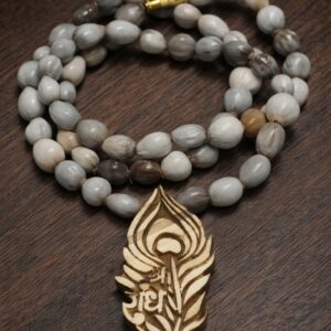 Vaijanti Beads Mala With Radhey Tulsi Locket For Neck – Super Blessed