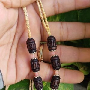 Double layer silver tulsi narshima kavach – Classic