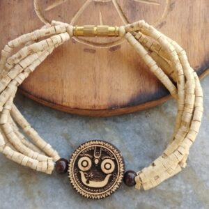 Five Layers Traditional Tulsi Beads God Jagannath Ji Beautiful Hand Bracelet