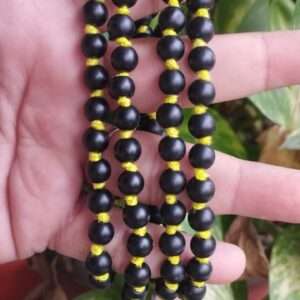 Shaligram Japa Mala 108 + 1 Beads – Premium