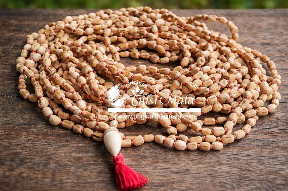 1008+1 Original Shyama Tulsi Beads Hajari Japa Mala With Chanting bag -For Prayer / Chanting