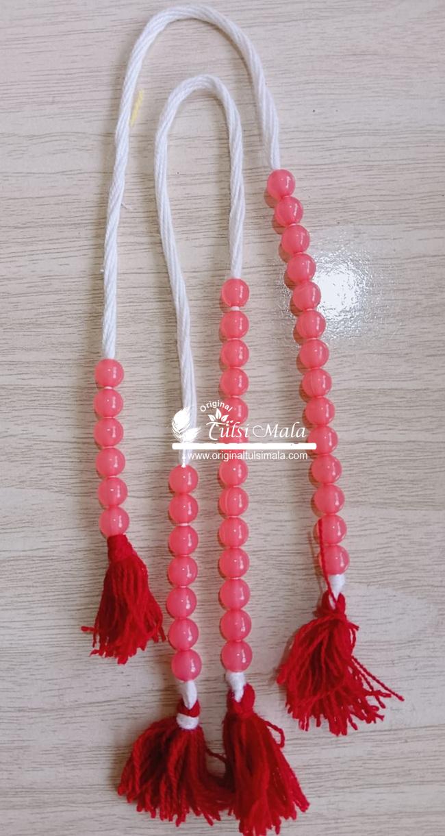 Japa Counting Beads – PinkColor Round Beads for Mala Round